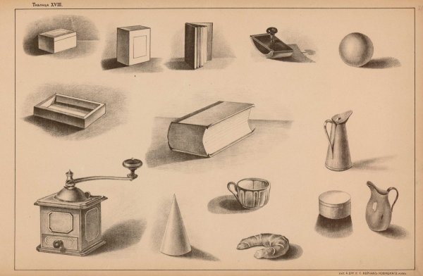 Зарисовки бытовых предметов