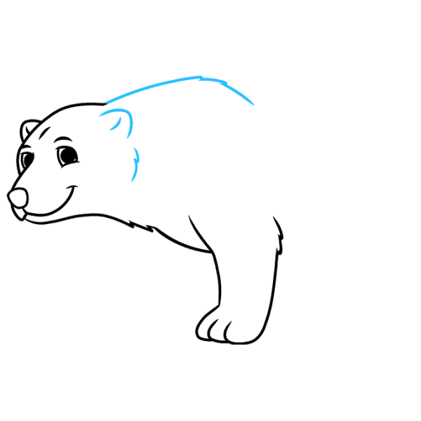 Поэтапное рисование медведя