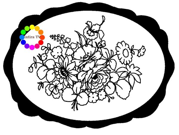 Петриковская роспись раскраска для детей