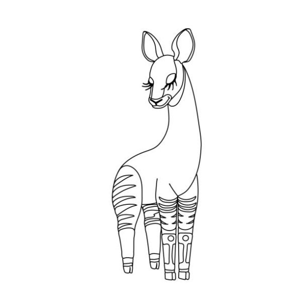 Окапи в векторной графике