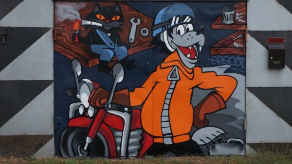 Разрисованные ворота