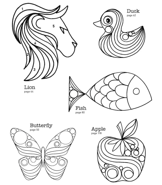 Схемы для квиллинга для начинающих