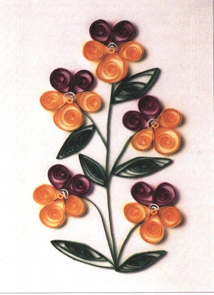 Простые композиции квиллинга