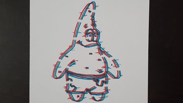 Рисование эффект глитч