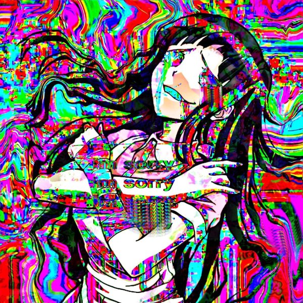 Рисование эффект глитч