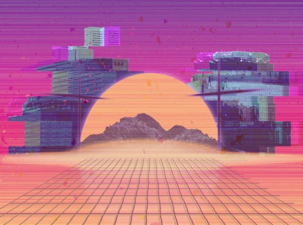 Глитч паттерн