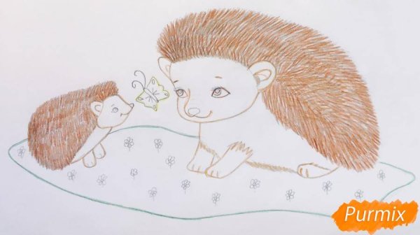 Рисование Ежик