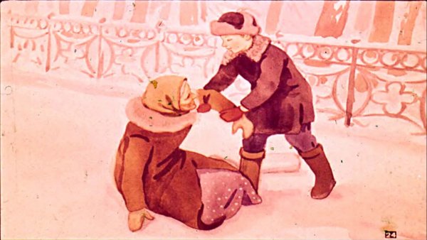 Валентина Осеева просто старушка