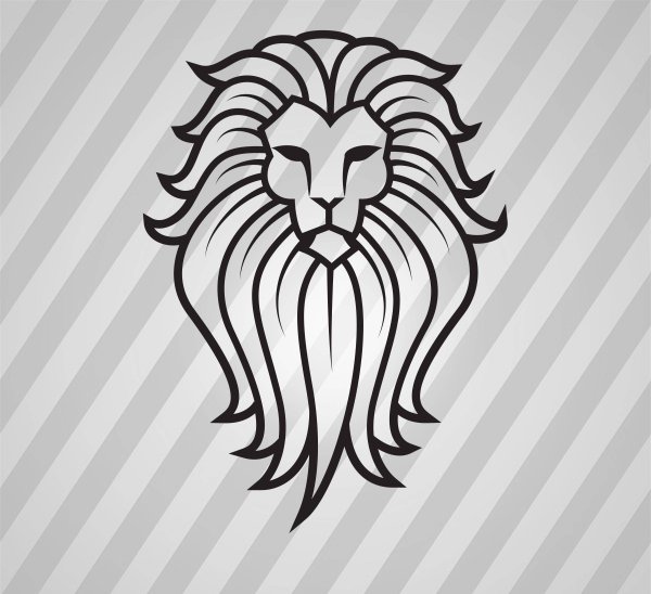 Морда Льва эскиз