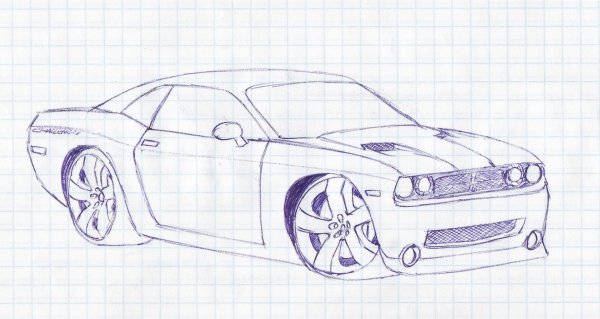 Ламборджини Хуракан для рисования