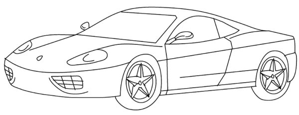 Срисовывать машину легкие машины Форд фокус