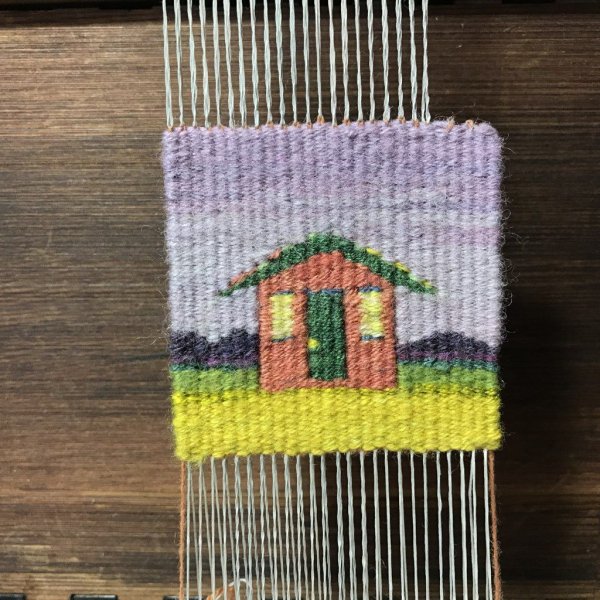 Плетение гобелена