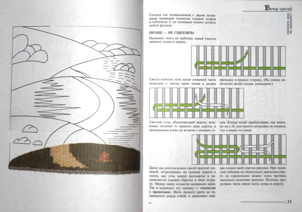 Объемный гобелен схемы