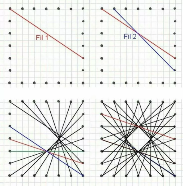 Изонить квадрат схемы с цифрами