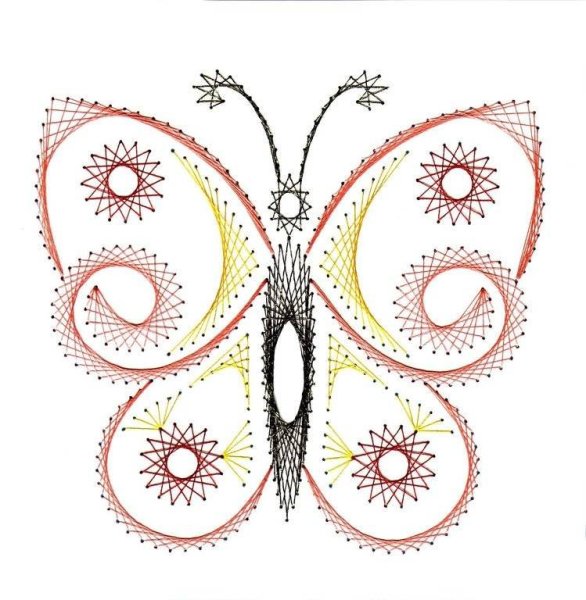 Изонить бабочка для начинающих