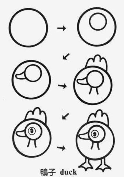 Поэтапное рисование для малышей