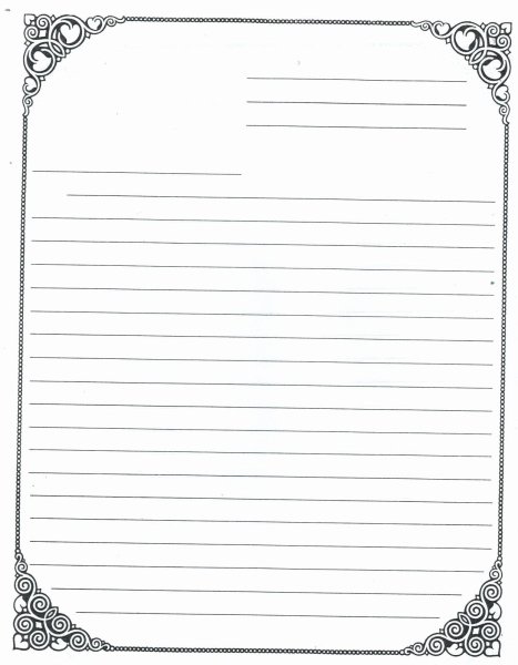 Лист для письма