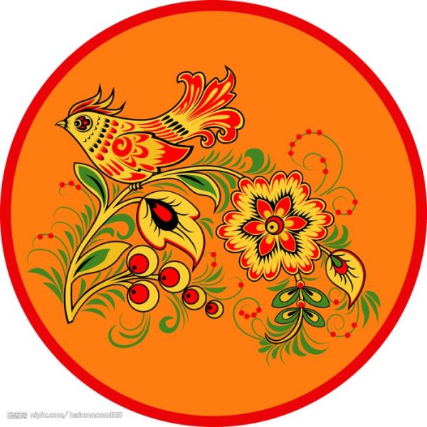 Роспись Хохломская русская народная