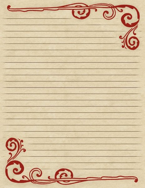 Красивая бумага для письма