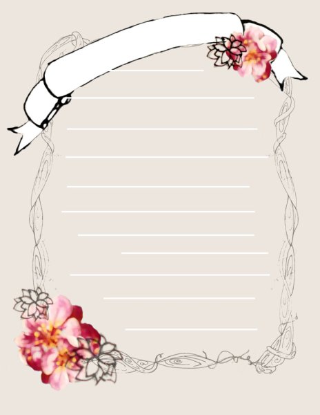 Шаблон для письма