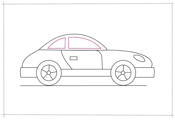 Рисунки машины легкие