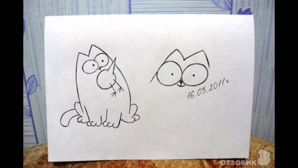 Прикольные рисунки очень легкие