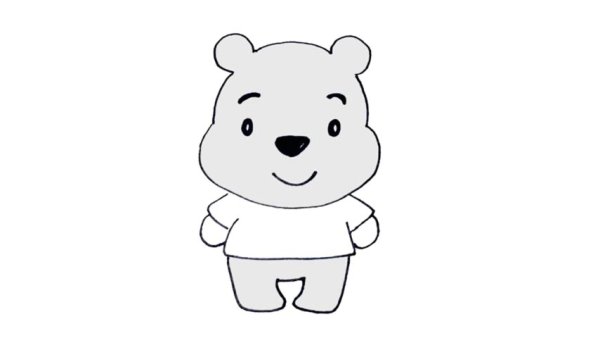 Лёгкие рисунки Винни пух