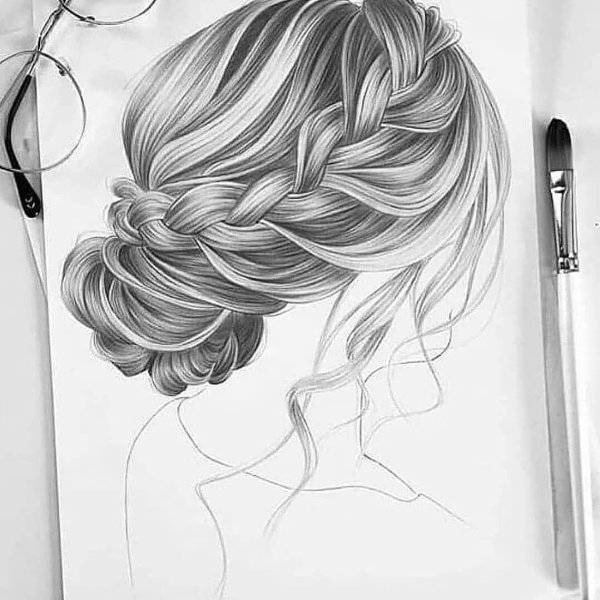 Разные прически для рисования