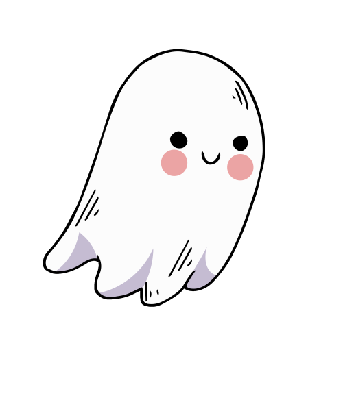 Милые приведения для срисовки