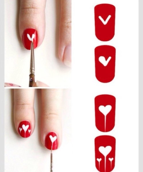 Узоры для ногтей легкие