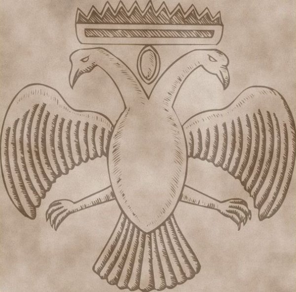 Раскрасить герб России для детей