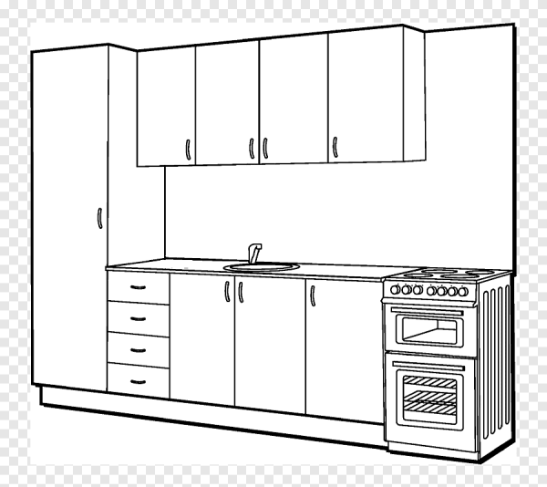 Кухня рисунок