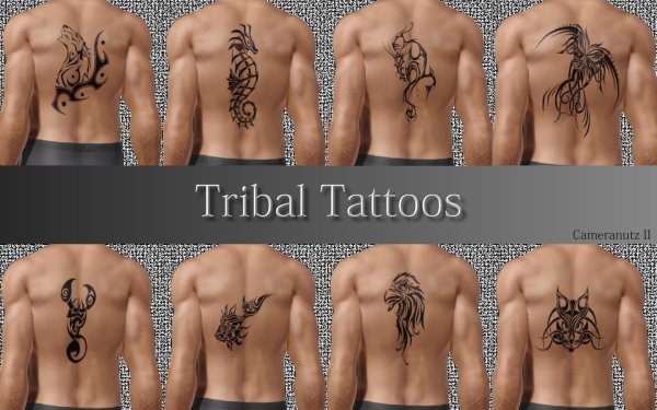 Татуировки на спину ручкой