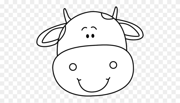 Мордочка коровы для аппликации
