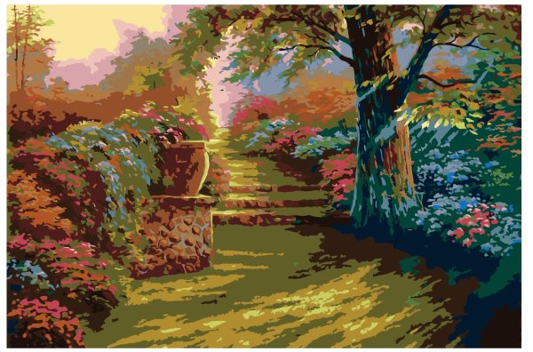 Раскрашивание по номерам лошадь