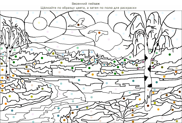 Рисунки для распечатки по номерам