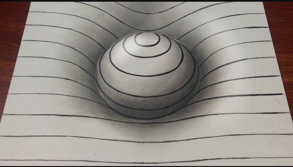 Иллюзии карандашом