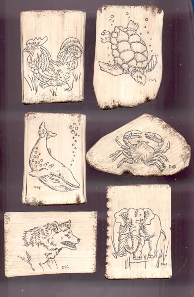 Скримшоу на кости