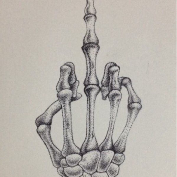 Череп динозавра эскиз
