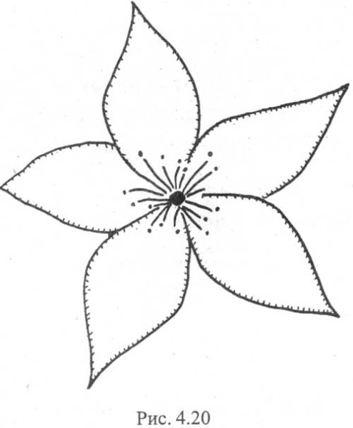 Футболка контур