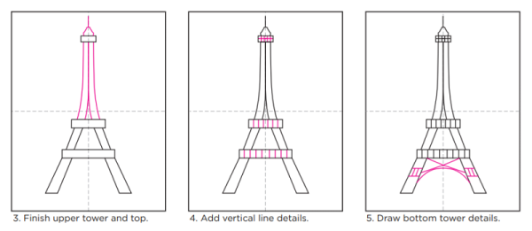 Пуантилизм техника рисования Эйфелевая башня Жорж сюра