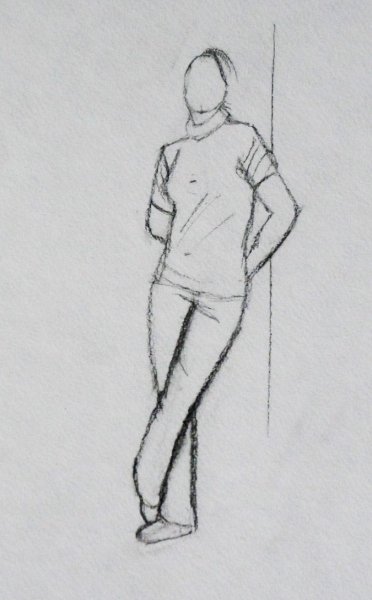 Наброски фигуры человека