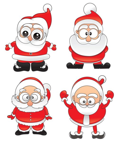 Санта Клаус для рисования