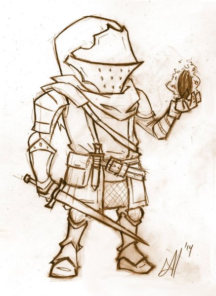 Дарк соулс 3 для срисовки