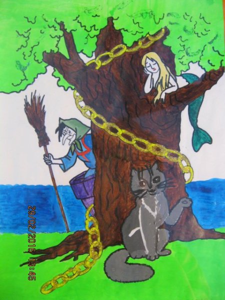 Лукоморье детские рисунки