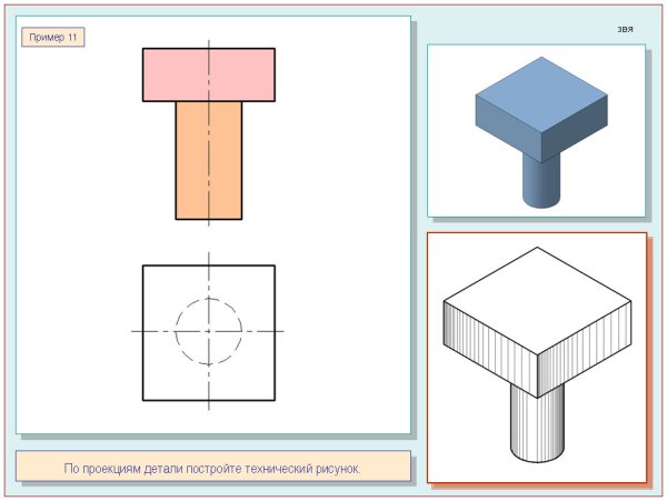 Построение технического рисунка