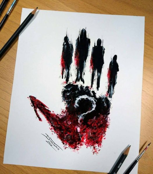 Красная картина