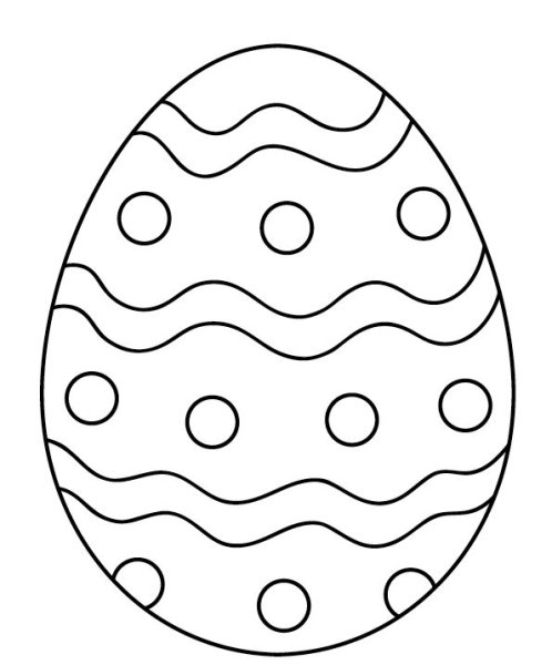 Шаблон пасхального яйца
