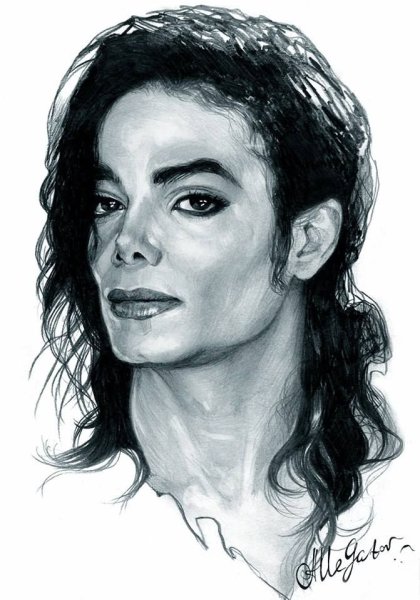 Майкл Джексон портрет