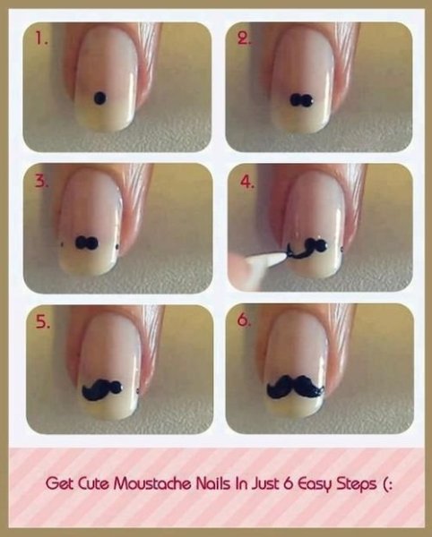 Схемы рисунков на ногтях для начинающих